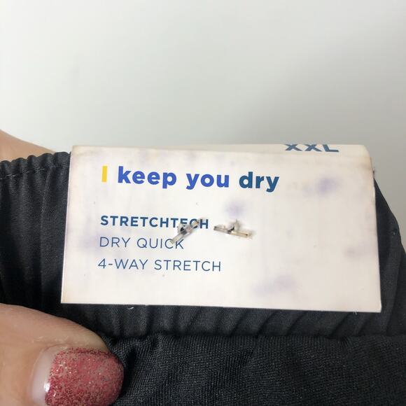 Old Navy Active NWT Women's Stretch Tech Dry Quick Lined Shorts in Black XXL - Picture 4 of 6